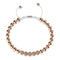Or rose 18 carats | Bracelet Gala Pavé de Cristaux | Blanc